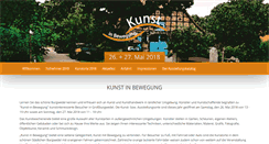 Desktop Screenshot of kunstinbewegung.de